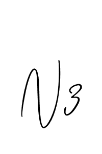 Similarly Allison_Script is the best handwritten signature design. Signature creator online .You can use it as an online autograph creator for name N3. N3 signature style 2 images and pictures png