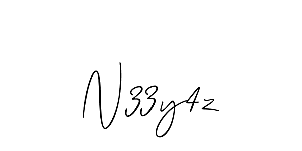 How to Draw N33y4z signature style? Allison_Script is a latest design signature styles for name N33y4z. N33y4z signature style 2 images and pictures png