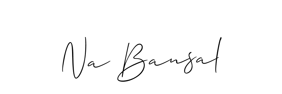 You can use this online signature creator to create a handwritten signature for the name Na Bansal. This is the best online autograph maker. Na Bansal signature style 2 images and pictures png