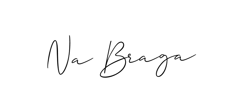 Check out images of Autograph of Na Braga name. Actor Na Braga Signature Style. Allison_Script is a professional sign style online. Na Braga signature style 2 images and pictures png