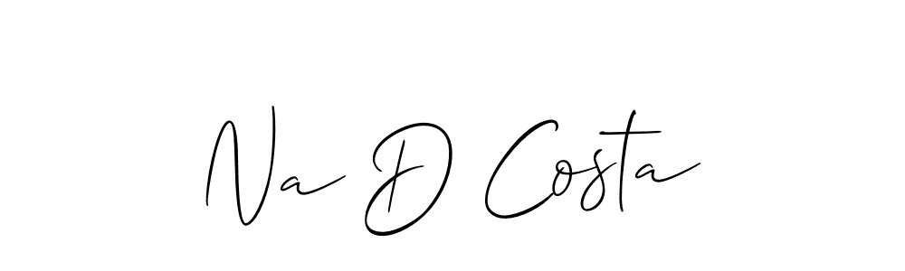 Make a beautiful signature design for name Na D Costa. Use this online signature maker to create a handwritten signature for free. Na D Costa signature style 2 images and pictures png