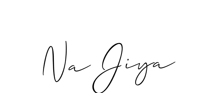 Once you've used our free online signature maker to create your best signature Allison_Script style, it's time to enjoy all of the benefits that Na Jiya name signing documents. Na Jiya signature style 2 images and pictures png