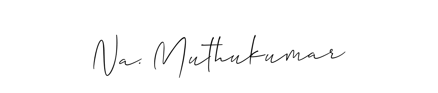 if you are searching for the best signature style for your name Na. Muthukumar. so please give up your signature search. here we have designed multiple signature styles  using Allison_Script. Na. Muthukumar signature style 2 images and pictures png