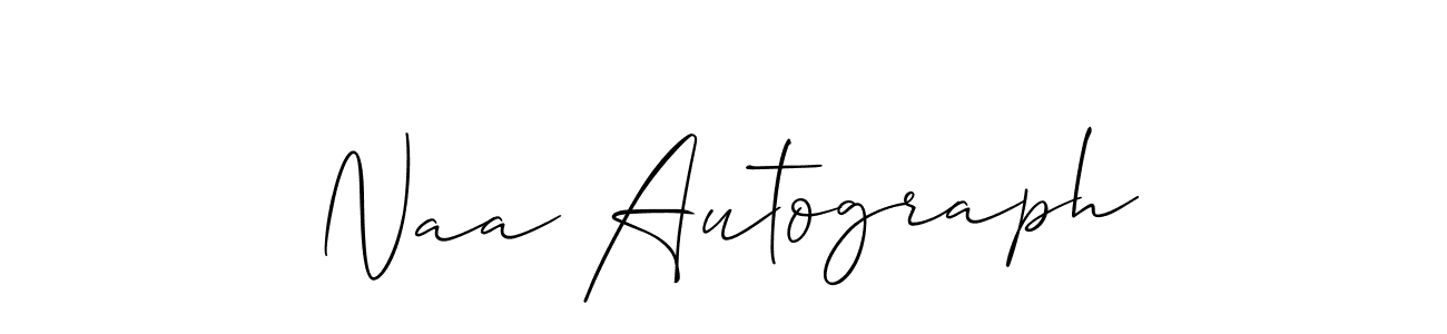 Make a short Naa Autograph signature style. Manage your documents anywhere anytime using Allison_Script. Create and add eSignatures, submit forms, share and send files easily. Naa Autograph signature style 2 images and pictures png