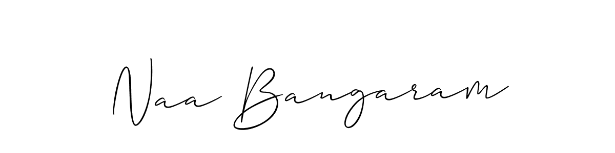 Best and Professional Signature Style for Naa Bangaram. Allison_Script Best Signature Style Collection. Naa Bangaram signature style 2 images and pictures png