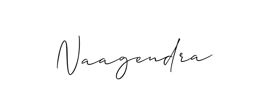 Create a beautiful signature design for name Naagendra. With this signature (Allison_Script) fonts, you can make a handwritten signature for free. Naagendra signature style 2 images and pictures png