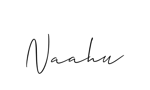 Allison_Script is a professional signature style that is perfect for those who want to add a touch of class to their signature. It is also a great choice for those who want to make their signature more unique. Get Naahu name to fancy signature for free. Naahu signature style 2 images and pictures png