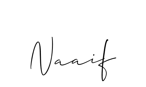 It looks lik you need a new signature style for name Naaif. Design unique handwritten (Allison_Script) signature with our free signature maker in just a few clicks. Naaif signature style 2 images and pictures png