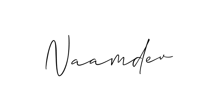 Make a beautiful signature design for name Naamdev. Use this online signature maker to create a handwritten signature for free. Naamdev signature style 2 images and pictures png