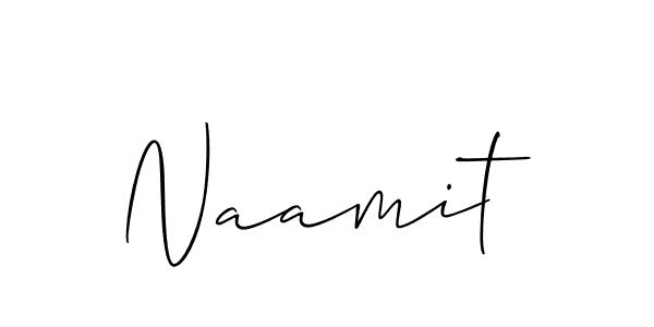 Naamit stylish signature style. Best Handwritten Sign (Allison_Script) for my name. Handwritten Signature Collection Ideas for my name Naamit. Naamit signature style 2 images and pictures png