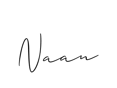 Use a signature maker to create a handwritten signature online. With this signature software, you can design (Allison_Script) your own signature for name Naan. Naan signature style 2 images and pictures png