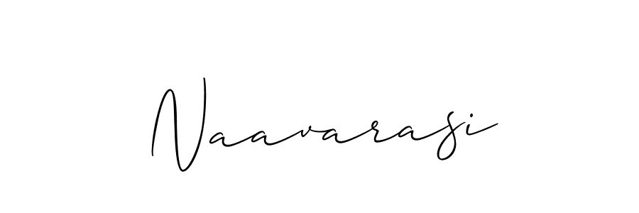 It looks lik you need a new signature style for name Naavarasi. Design unique handwritten (Allison_Script) signature with our free signature maker in just a few clicks. Naavarasi signature style 2 images and pictures png