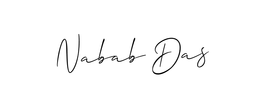 Make a beautiful signature design for name Nabab Das. Use this online signature maker to create a handwritten signature for free. Nabab Das signature style 2 images and pictures png