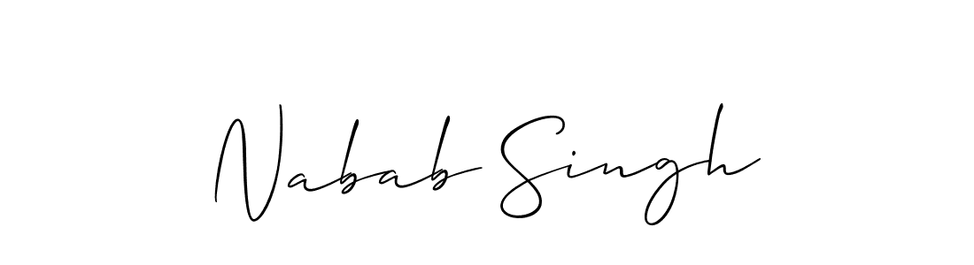 Once you've used our free online signature maker to create your best signature Allison_Script style, it's time to enjoy all of the benefits that Nabab Singh name signing documents. Nabab Singh signature style 2 images and pictures png