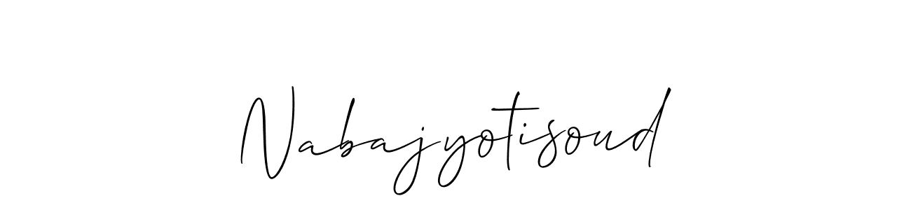 Nabajyotisoud stylish signature style. Best Handwritten Sign (Allison_Script) for my name. Handwritten Signature Collection Ideas for my name Nabajyotisoud. Nabajyotisoud signature style 2 images and pictures png