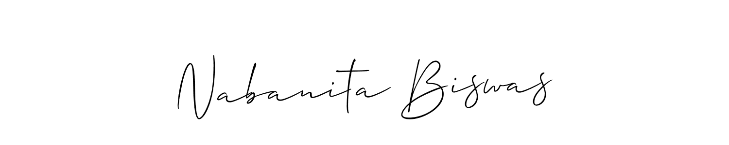 Here are the top 10 professional signature styles for the name Nabanita Biswas. These are the best autograph styles you can use for your name. Nabanita Biswas signature style 2 images and pictures png