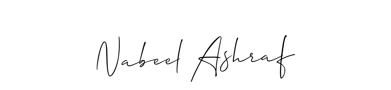 Similarly Allison_Script is the best handwritten signature design. Signature creator online .You can use it as an online autograph creator for name Nabeel Ashraf. Nabeel Ashraf signature style 2 images and pictures png