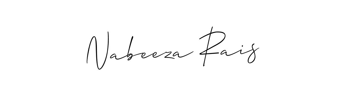 See photos of Nabeeza Rais official signature by Spectra . Check more albums & portfolios. Read reviews & check more about Allison_Script font. Nabeeza Rais signature style 2 images and pictures png