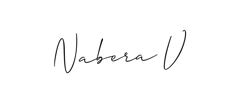 Check out images of Autograph of Nabera V name. Actor Nabera V Signature Style. Allison_Script is a professional sign style online. Nabera V signature style 2 images and pictures png