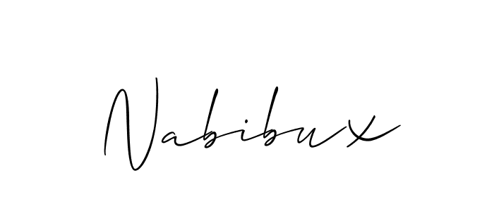 This is the best signature style for the Nabibux name. Also you like these signature font (Allison_Script). Mix name signature. Nabibux signature style 2 images and pictures png