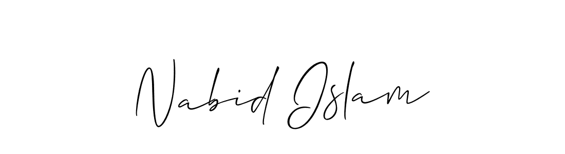 This is the best signature style for the Nabid Islam name. Also you like these signature font (Allison_Script). Mix name signature. Nabid Islam signature style 2 images and pictures png
