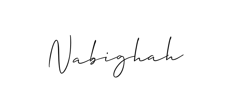 Make a short Nabighah signature style. Manage your documents anywhere anytime using Allison_Script. Create and add eSignatures, submit forms, share and send files easily. Nabighah signature style 2 images and pictures png