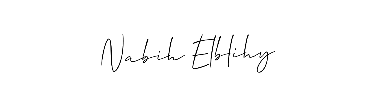 Once you've used our free online signature maker to create your best signature Allison_Script style, it's time to enjoy all of the benefits that Nabih Elblihy name signing documents. Nabih Elblihy signature style 2 images and pictures png