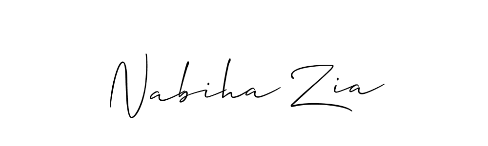 You can use this online signature creator to create a handwritten signature for the name Nabiha Zia. This is the best online autograph maker. Nabiha Zia signature style 2 images and pictures png