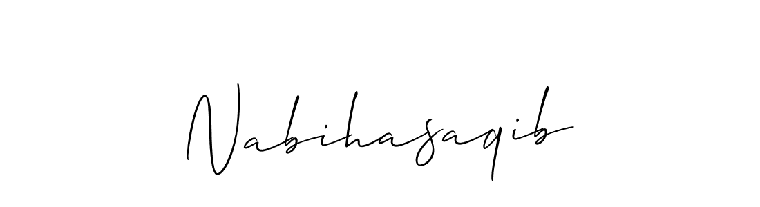 Once you've used our free online signature maker to create your best signature Allison_Script style, it's time to enjoy all of the benefits that Nabihasaqib name signing documents. Nabihasaqib signature style 2 images and pictures png
