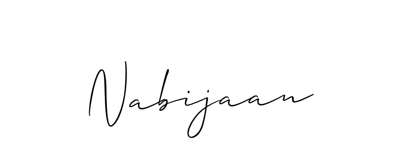 Check out images of Autograph of Nabijaan name. Actor Nabijaan Signature Style. Allison_Script is a professional sign style online. Nabijaan signature style 2 images and pictures png