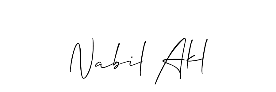 Here are the top 10 professional signature styles for the name Nabil Akl. These are the best autograph styles you can use for your name. Nabil Akl signature style 2 images and pictures png