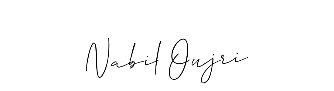 Best and Professional Signature Style for Nabil Oujri. Allison_Script Best Signature Style Collection. Nabil Oujri signature style 2 images and pictures png