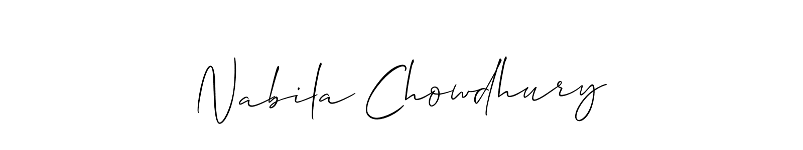 Here are the top 10 professional signature styles for the name Nabila Chowdhury. These are the best autograph styles you can use for your name. Nabila Chowdhury signature style 2 images and pictures png