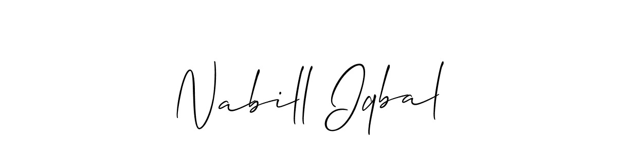 See photos of Nabill Iqbal official signature by Spectra . Check more albums & portfolios. Read reviews & check more about Allison_Script font. Nabill Iqbal signature style 2 images and pictures png