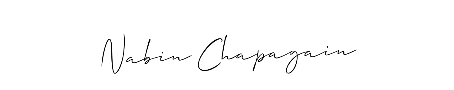 Similarly Allison_Script is the best handwritten signature design. Signature creator online .You can use it as an online autograph creator for name Nabin Chapagain. Nabin Chapagain signature style 2 images and pictures png