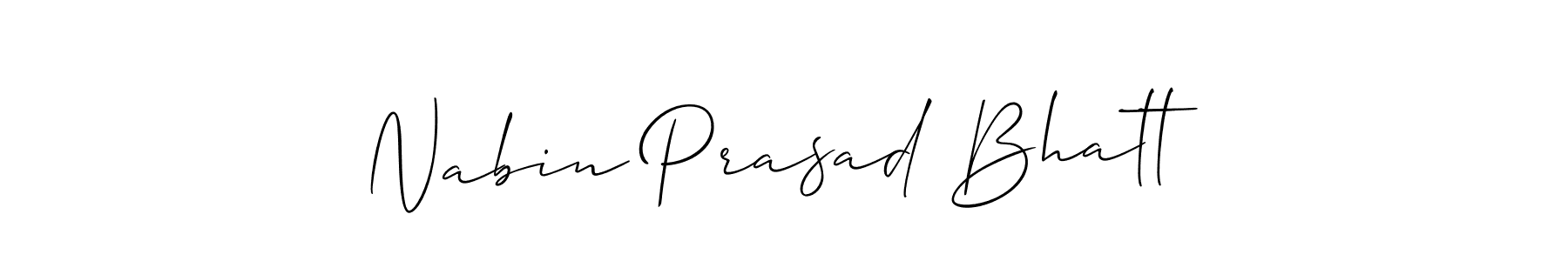 Best and Professional Signature Style for Nabin Prasad Bhatt. Allison_Script Best Signature Style Collection. Nabin Prasad Bhatt signature style 2 images and pictures png