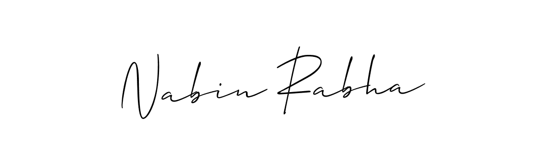 You can use this online signature creator to create a handwritten signature for the name Nabin Rabha. This is the best online autograph maker. Nabin Rabha signature style 2 images and pictures png