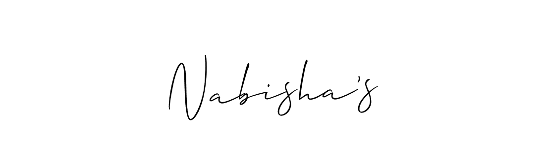 Make a beautiful signature design for name Nabisha’s. Use this online signature maker to create a handwritten signature for free. Nabisha’s signature style 2 images and pictures png