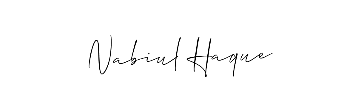 Make a short Nabiul Haque signature style. Manage your documents anywhere anytime using Allison_Script. Create and add eSignatures, submit forms, share and send files easily. Nabiul Haque signature style 2 images and pictures png