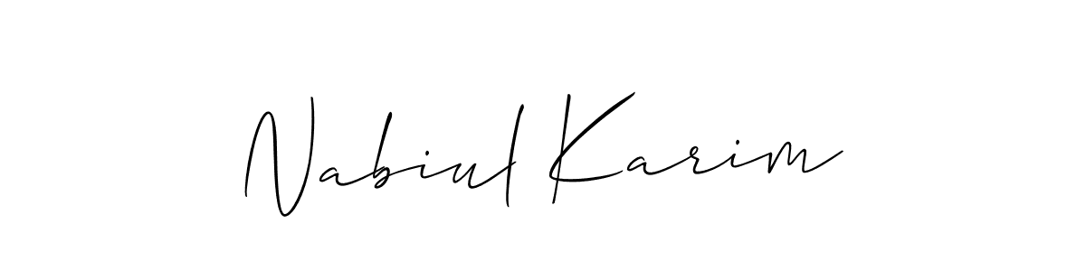 Here are the top 10 professional signature styles for the name Nabiul Karim. These are the best autograph styles you can use for your name. Nabiul Karim signature style 2 images and pictures png