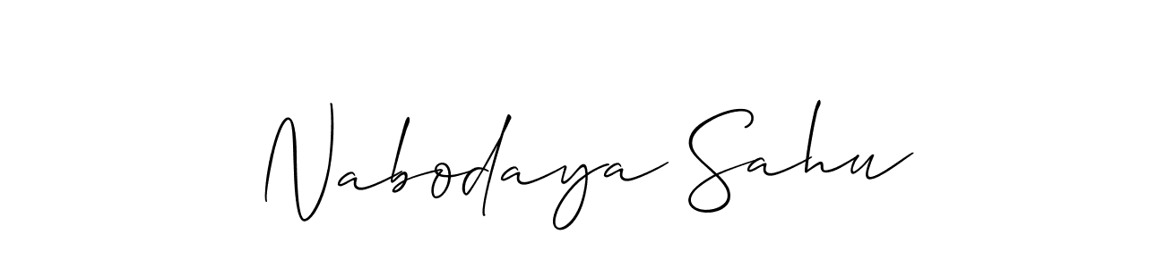 Best and Professional Signature Style for Nabodaya Sahu. Allison_Script Best Signature Style Collection. Nabodaya Sahu signature style 2 images and pictures png