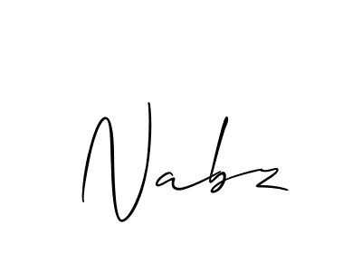 Once you've used our free online signature maker to create your best signature Allison_Script style, it's time to enjoy all of the benefits that Nabz name signing documents. Nabz signature style 2 images and pictures png