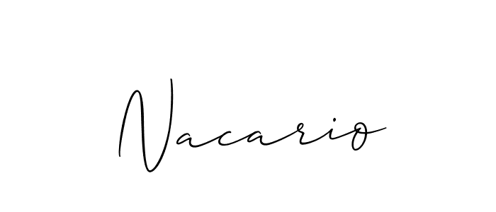 Once you've used our free online signature maker to create your best signature Allison_Script style, it's time to enjoy all of the benefits that Nacario name signing documents. Nacario signature style 2 images and pictures png