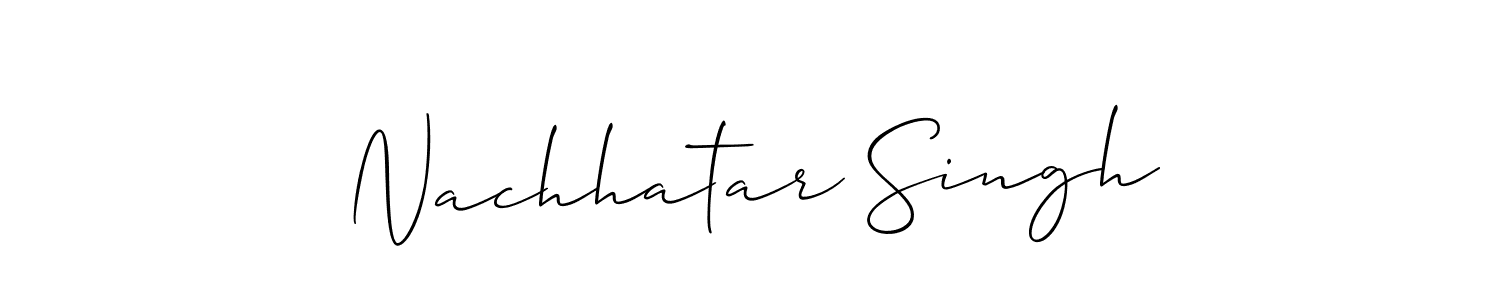 This is the best signature style for the Nachhatar Singh name. Also you like these signature font (Allison_Script). Mix name signature. Nachhatar Singh signature style 2 images and pictures png