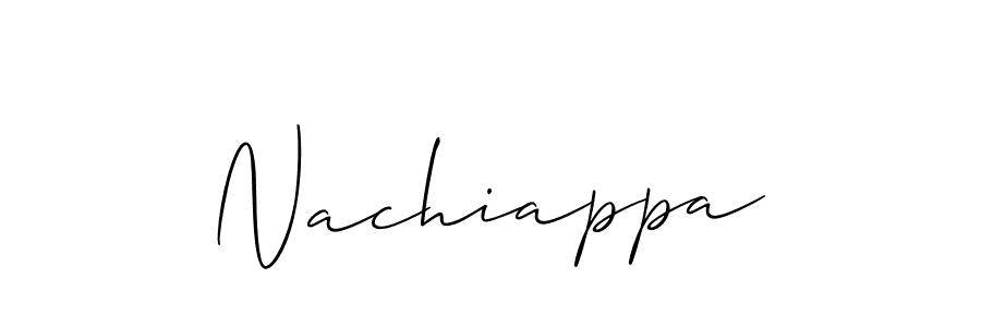 It looks lik you need a new signature style for name Nachiappa. Design unique handwritten (Allison_Script) signature with our free signature maker in just a few clicks. Nachiappa signature style 2 images and pictures png