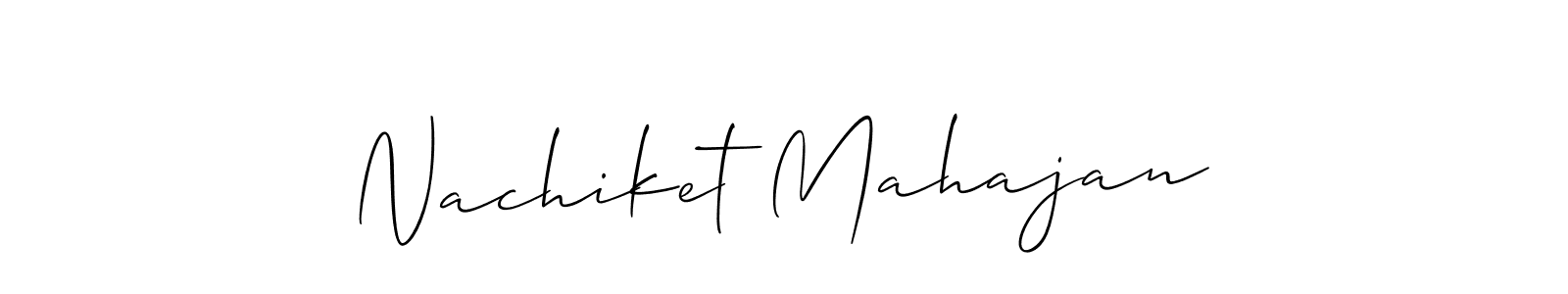 Similarly Allison_Script is the best handwritten signature design. Signature creator online .You can use it as an online autograph creator for name Nachiket Mahajan. Nachiket Mahajan signature style 2 images and pictures png