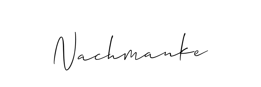 Make a beautiful signature design for name Nachmanke. Use this online signature maker to create a handwritten signature for free. Nachmanke signature style 2 images and pictures png