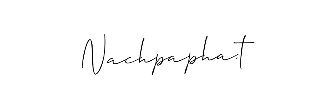 Check out images of Autograph of Nachpapha.t name. Actor Nachpapha.t Signature Style. Allison_Script is a professional sign style online. Nachpapha.t signature style 2 images and pictures png