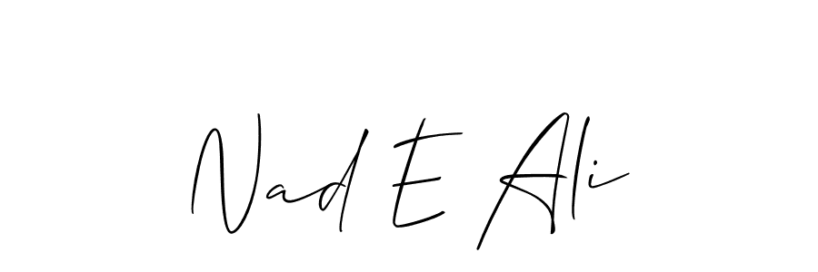 Once you've used our free online signature maker to create your best signature Allison_Script style, it's time to enjoy all of the benefits that Nad E Ali name signing documents. Nad E Ali signature style 2 images and pictures png