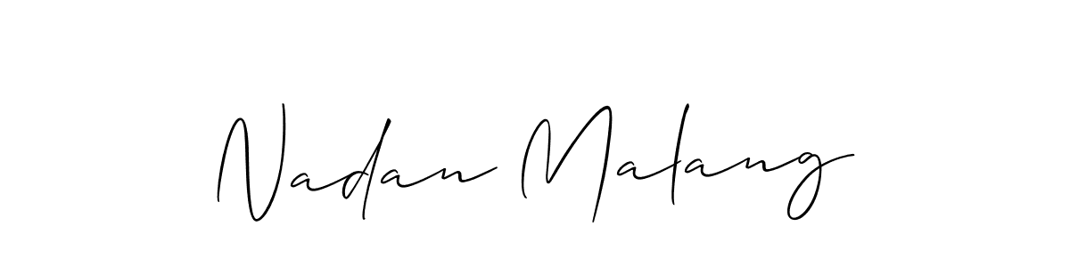 Check out images of Autograph of Nadan Malang name. Actor Nadan Malang Signature Style. Allison_Script is a professional sign style online. Nadan Malang signature style 2 images and pictures png